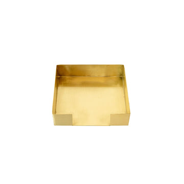 Cocktail Napkin Holder Brass