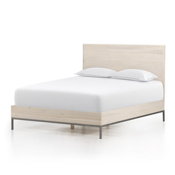 Trey Queen Bed - Dove Poplar