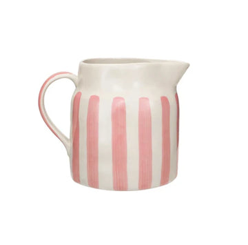 Stoneware Pitcher Pink