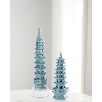 Pagoda Celadon  Objects Tall