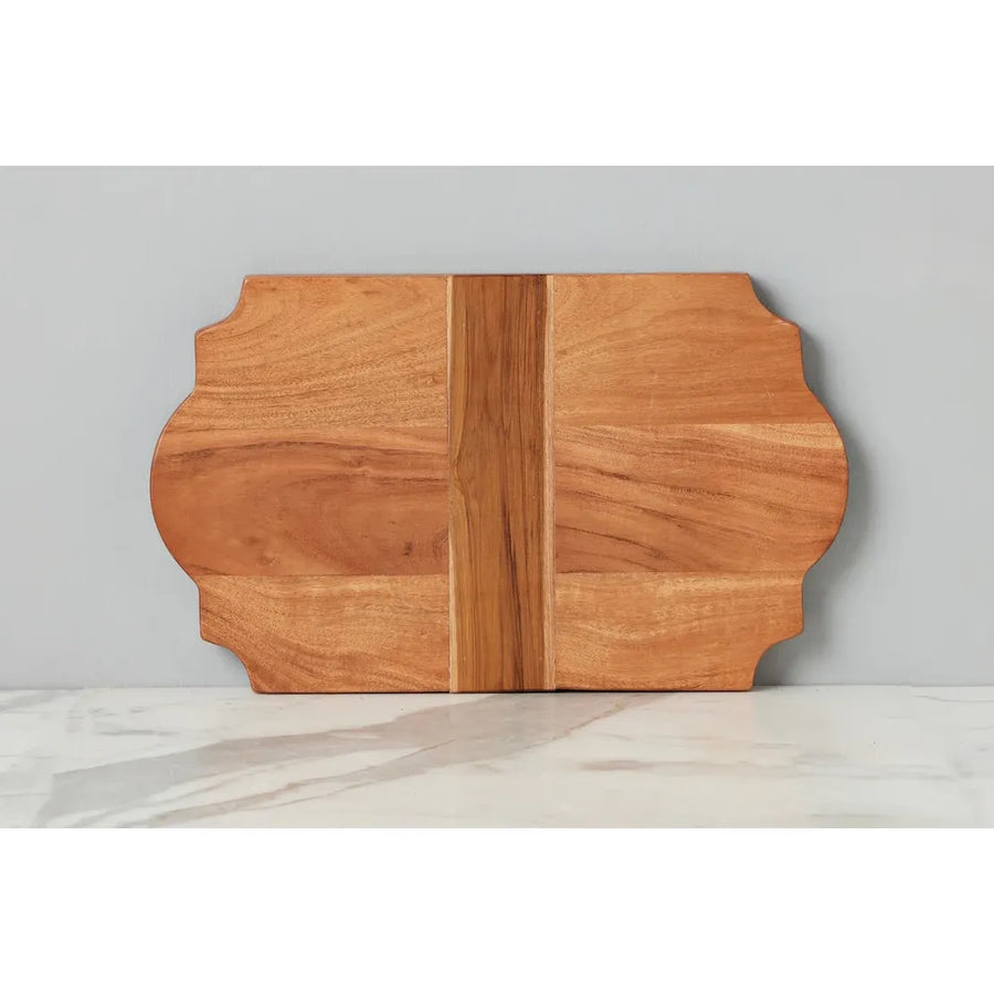 Trefoil Wood Cheese Board Charger