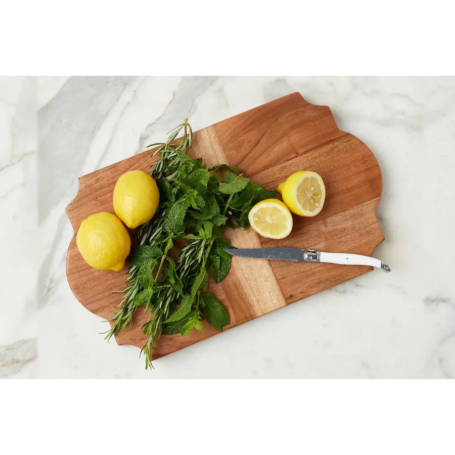 Trefoil Wood Cheese Board Charger