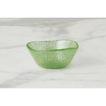 Glass Dipping Bowl Green