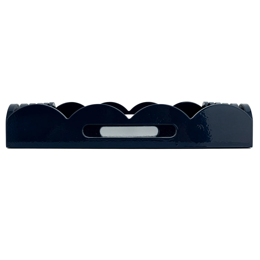 MDF Lacquered Scalloped Tray