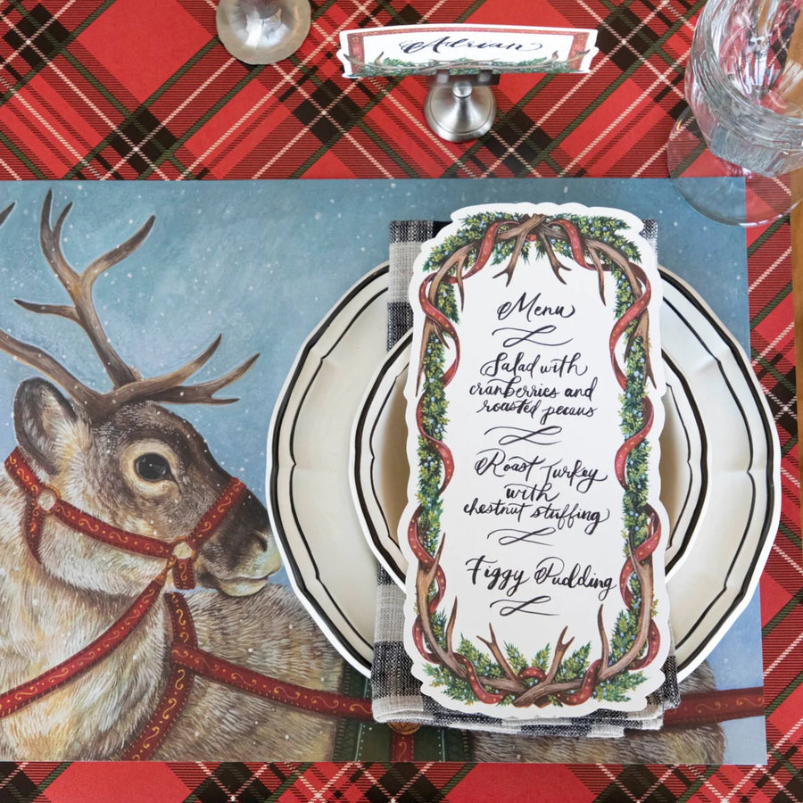 Antler Garland Table Card