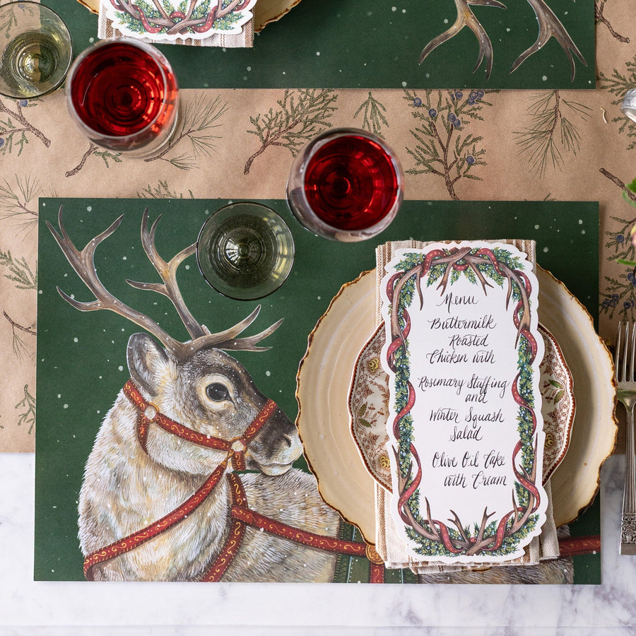 Antler Garland Table Card