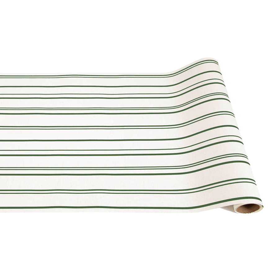 Antique Green Stripe Runner -
