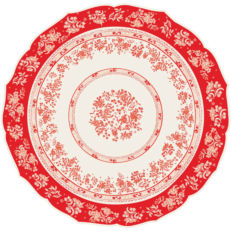 Die-cut Red Regal Placemat
