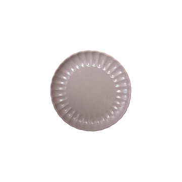 Fluted Dessert Plate Glaze Lavender
