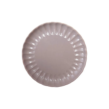 Fluted Dinner Plate Glaze Lavender