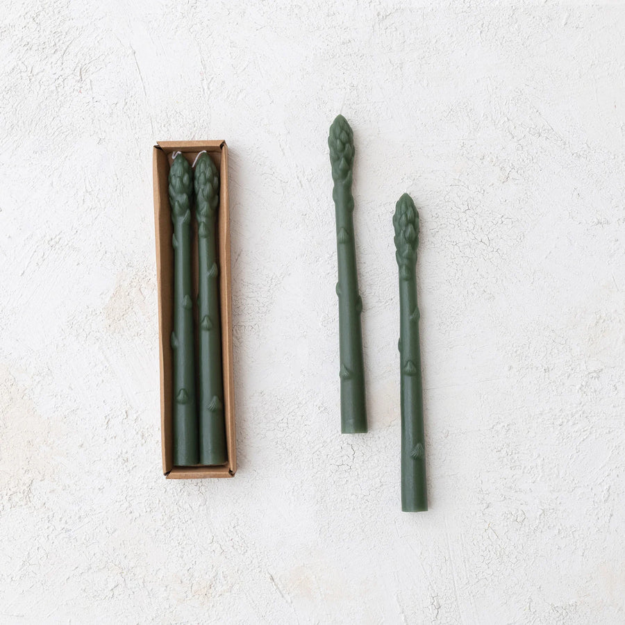 Unscented Asparagus Candle Set