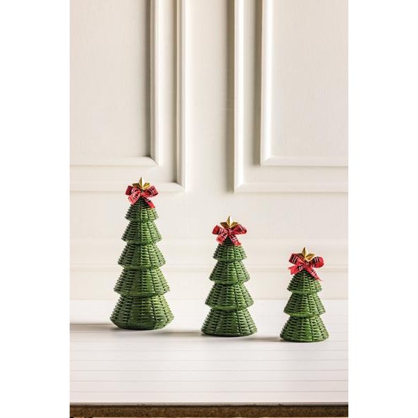 Small Wicker Resin Tree Sitter