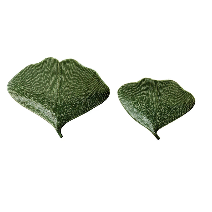 Gingko Leaf Shaped Plates Set2