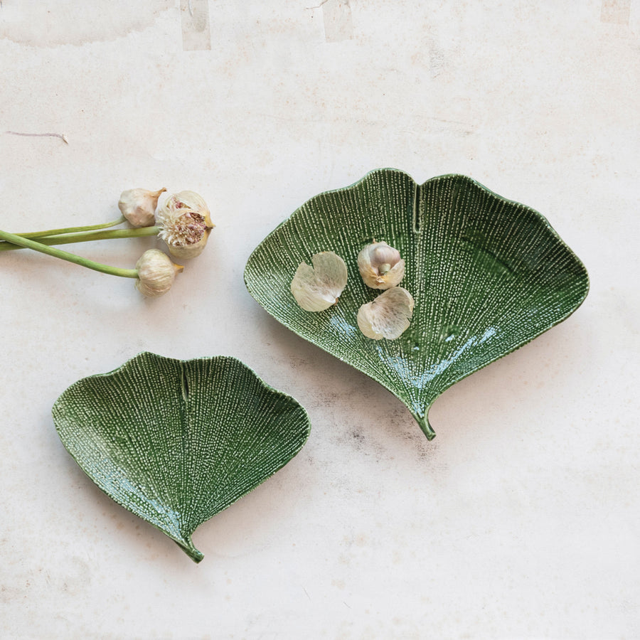 Gingko Leaf Shaped Plates Set2