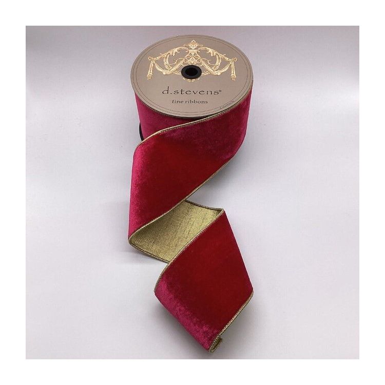 Lush Velvet Metallic Gold Ribbon