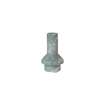 Marble Taper Holder Green