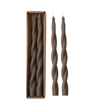 Twisted Taper Candles Box Brow