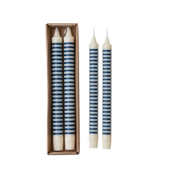 Taper Candles Box Blue Set