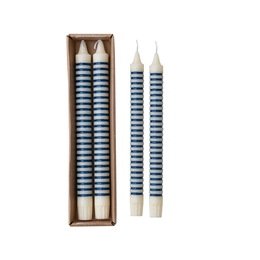 Taper Candles Box Blue Set