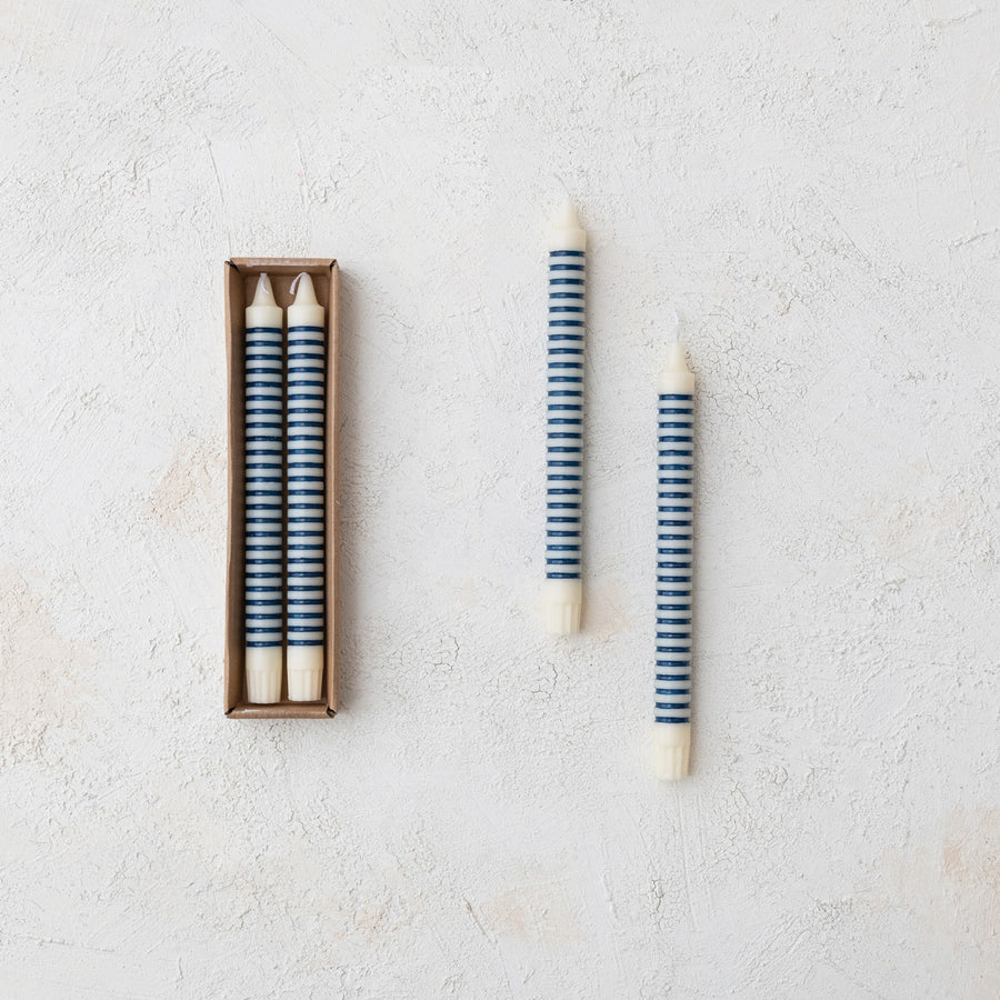 Taper Candles Box Blue Set