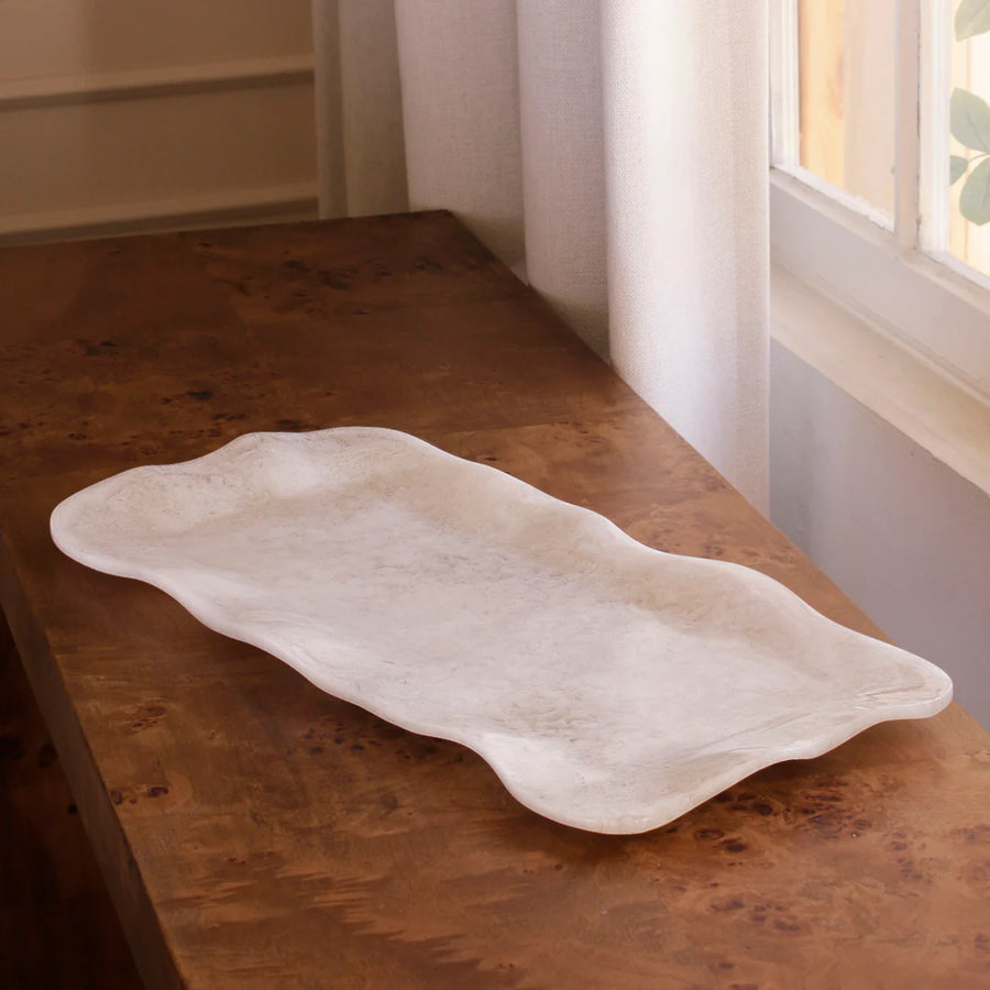 Alabaster Long Rect Tray – Casa Miscellany