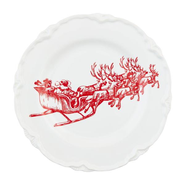 Sleigh Toile Dessert Plate