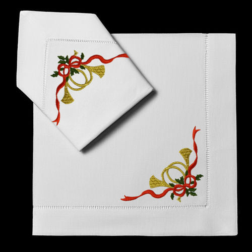 Christmas Horn Napkin