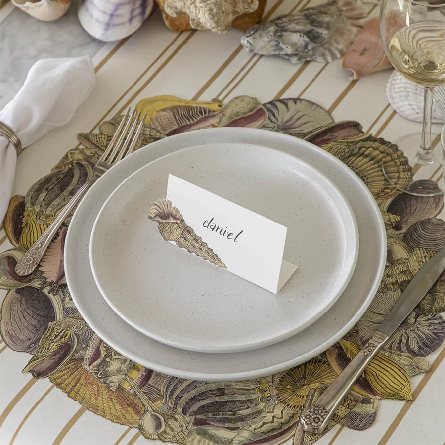 Die Cut Shell Wreath Placemat