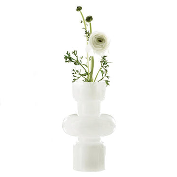 White Bubble Vase - Small