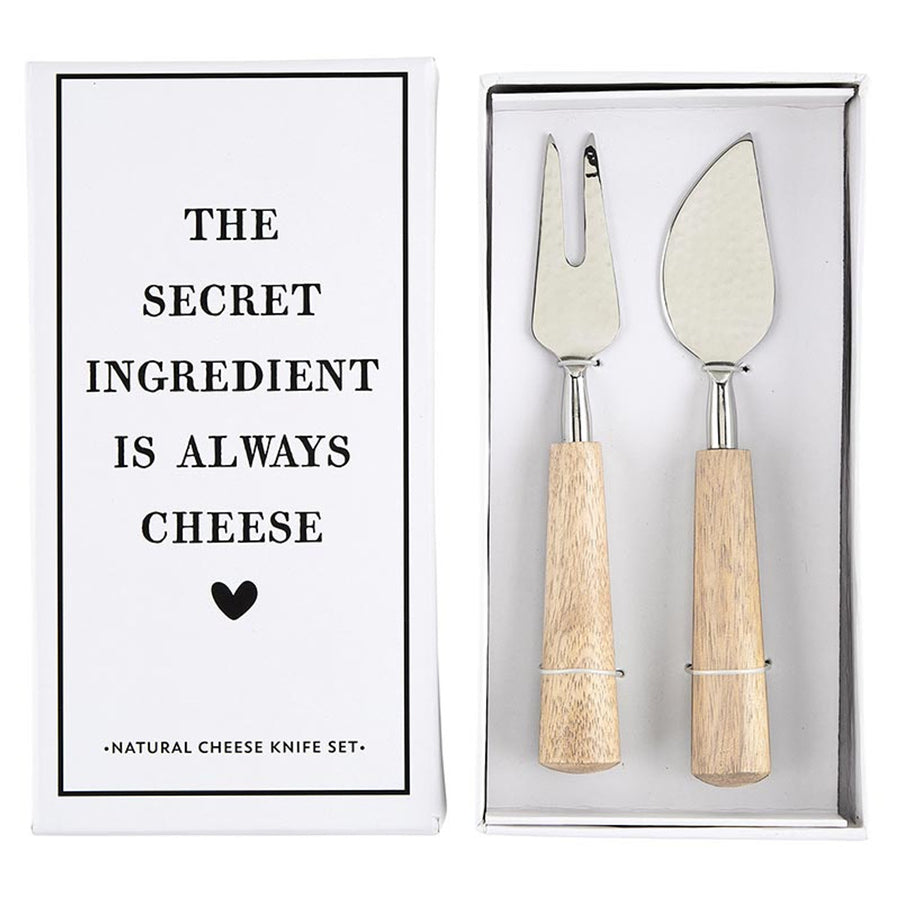 Secret Ingredient Cheese Knives