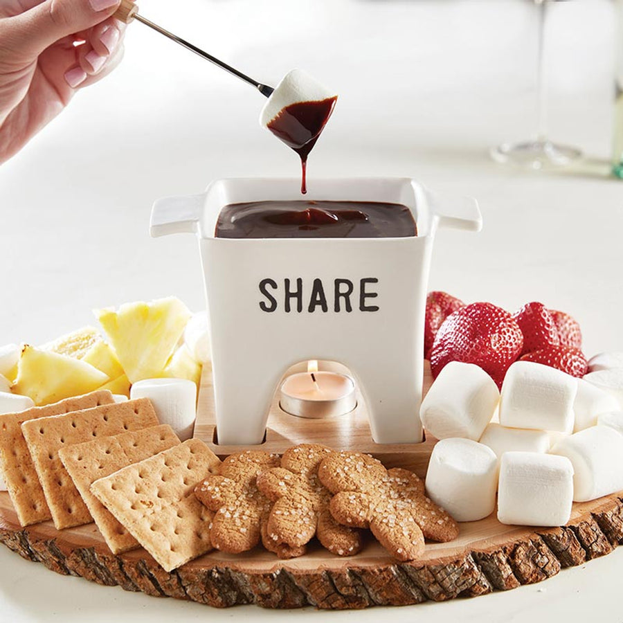 Face to Face Mini Fondue Pot