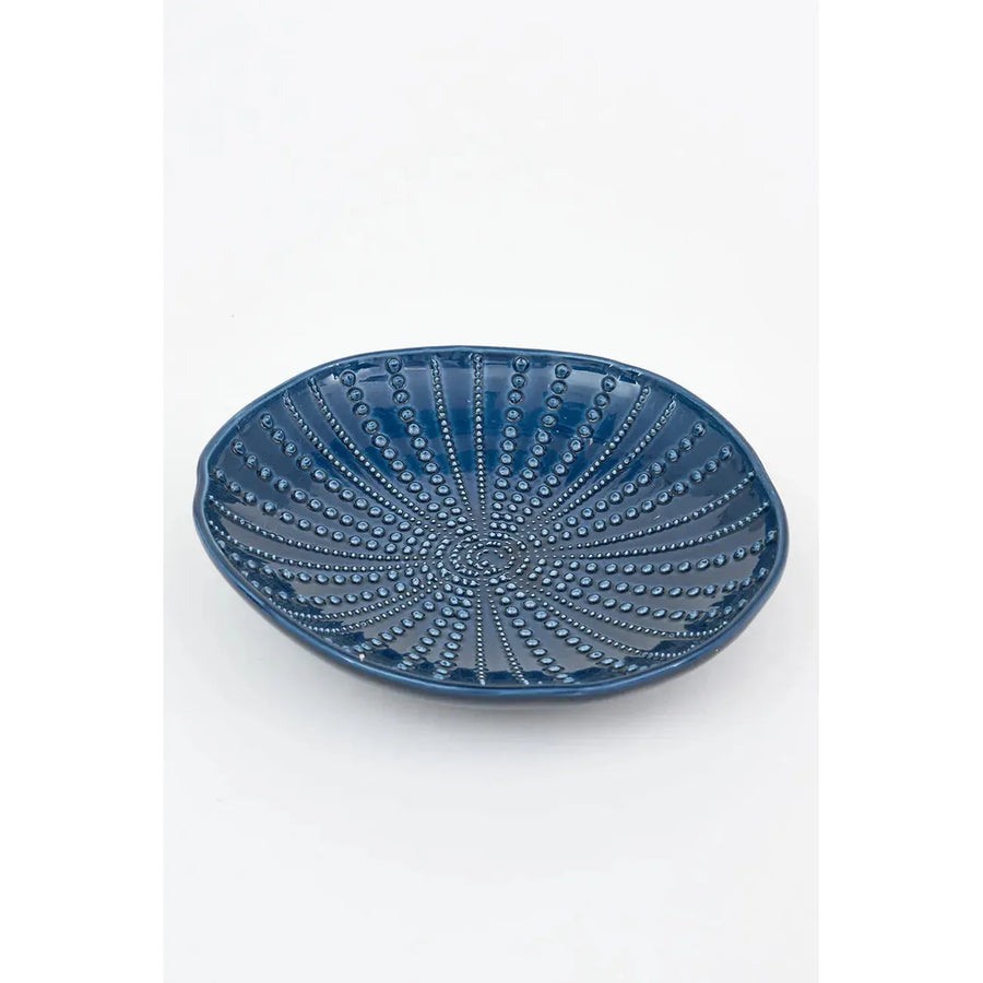 Large ceramic sea urchin plate