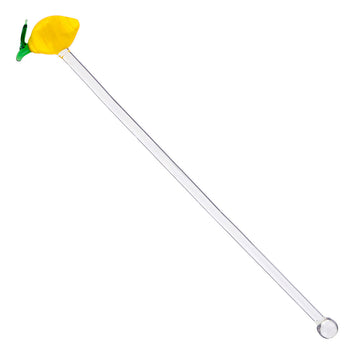 Glass Lemon Stir Stick