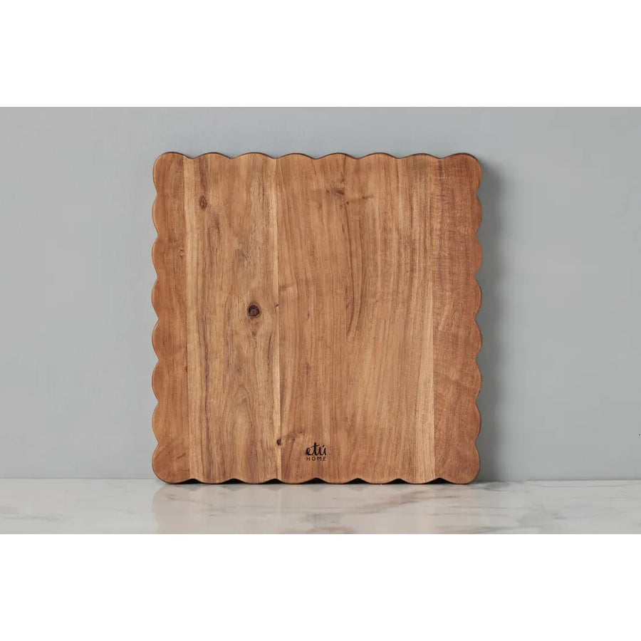 Scalloped Cutting Board, Large Square