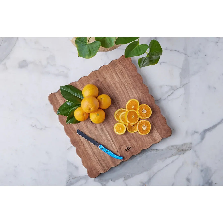 Scalloped Cutting Board, Large Square
