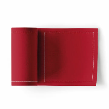 Red Cocktail Napkins