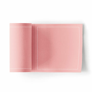 Dusty Pink Cotton Cocktail Napkins 50 Units