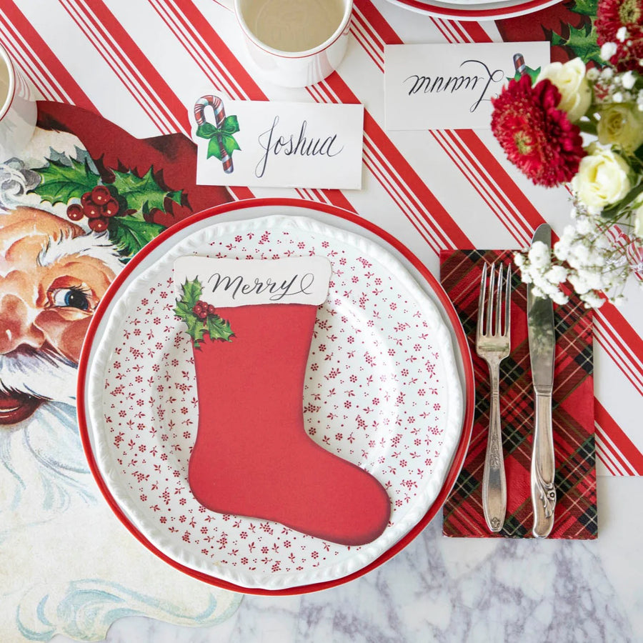 Red Plaid Napkins