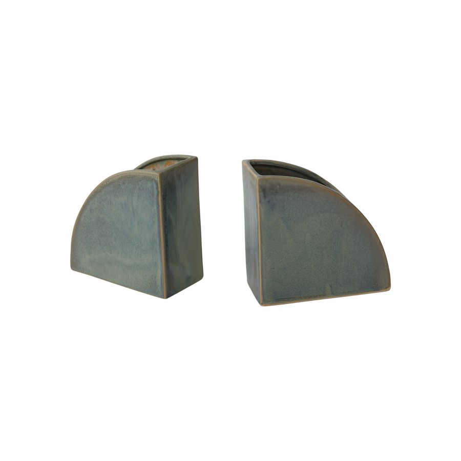 Isle Bookends Green
