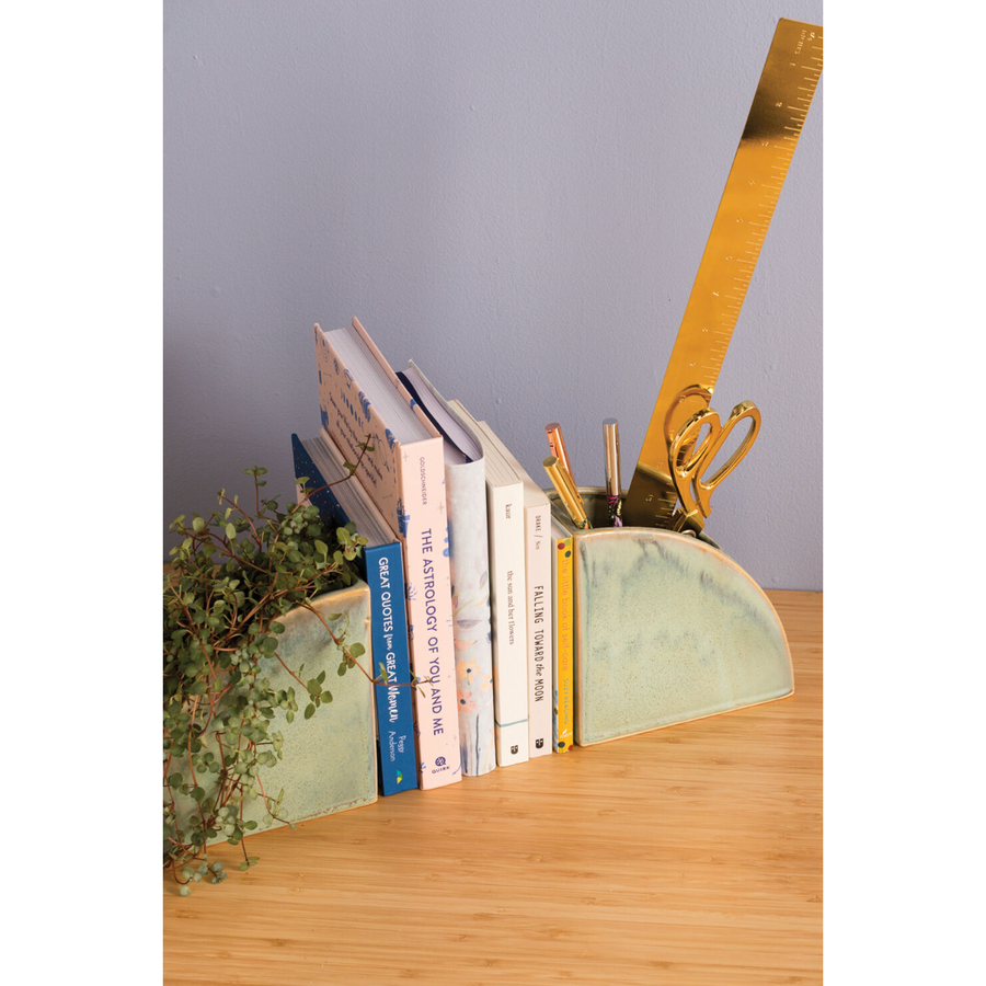 Isle Bookends Green