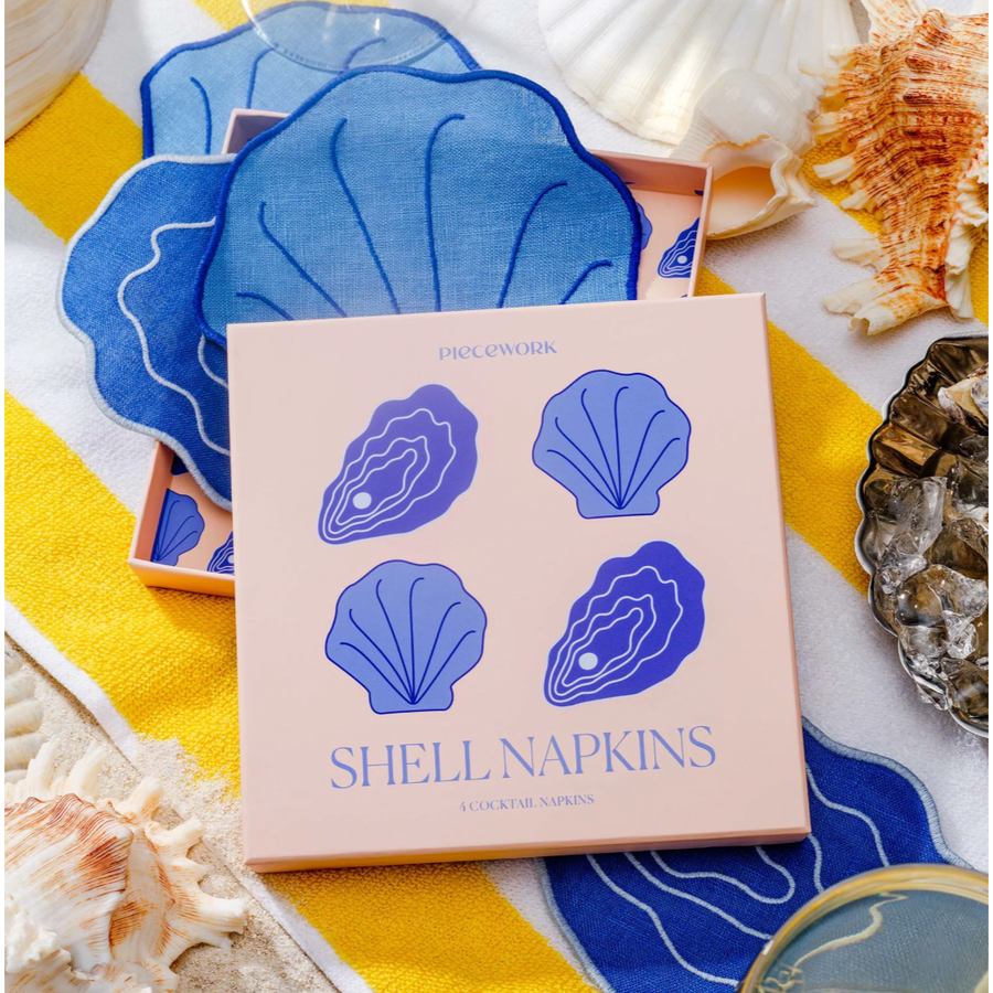 Shell Cocktail Napkins