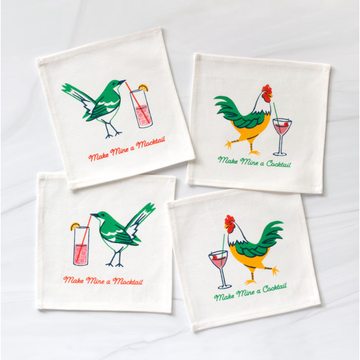 Cocktail Mocktail Cocktail Napkin Set