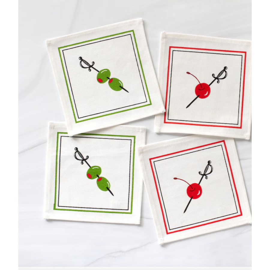 Garnish Swords Cocktail Napkin Set