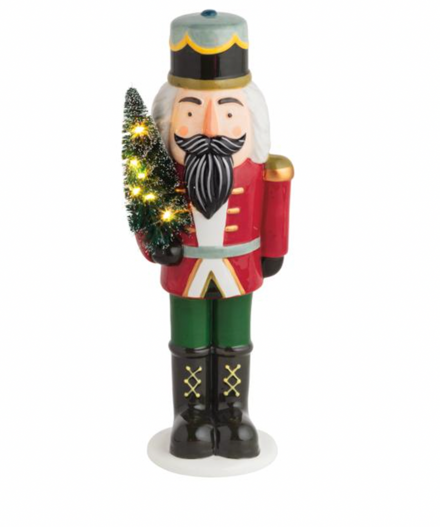 Large Light-Up Nutcracker Sitter