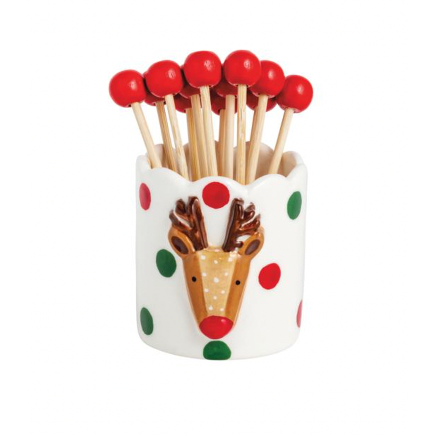 Reindeer Toothpick Holder