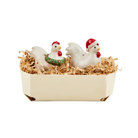 Chicken Christmas Salt & Pepper Set