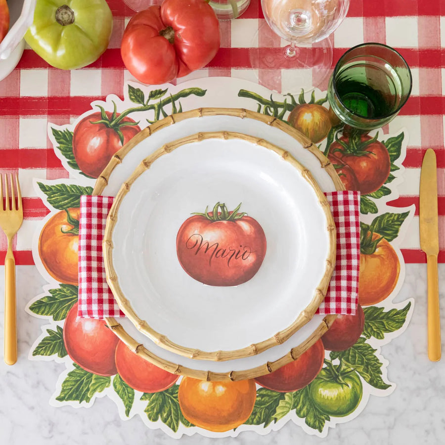 Die Cut Tomato Placemat