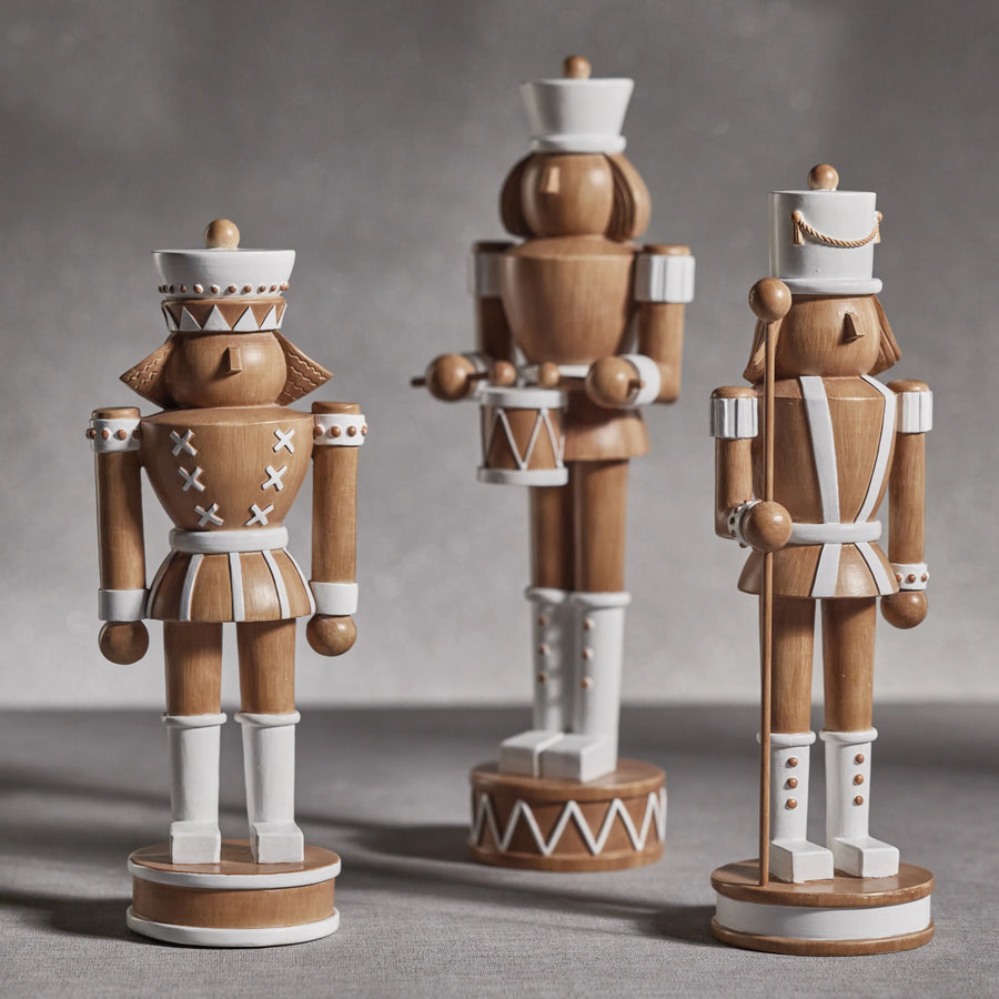 Decorative Nutcracker with Pole - Brown