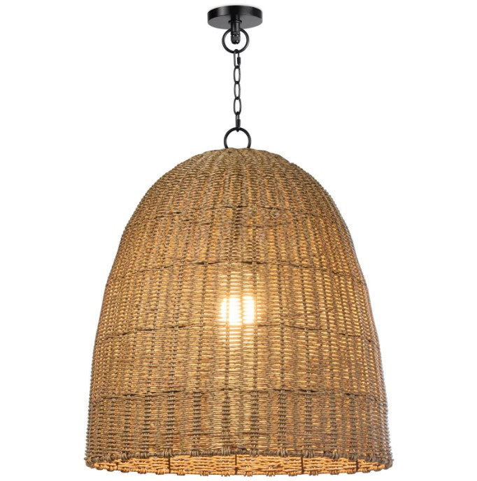 Beehive Outdoor Pendant Natural Large