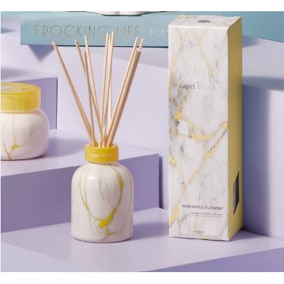 Pineapple Flower Marble Diffuser 5.7 oz